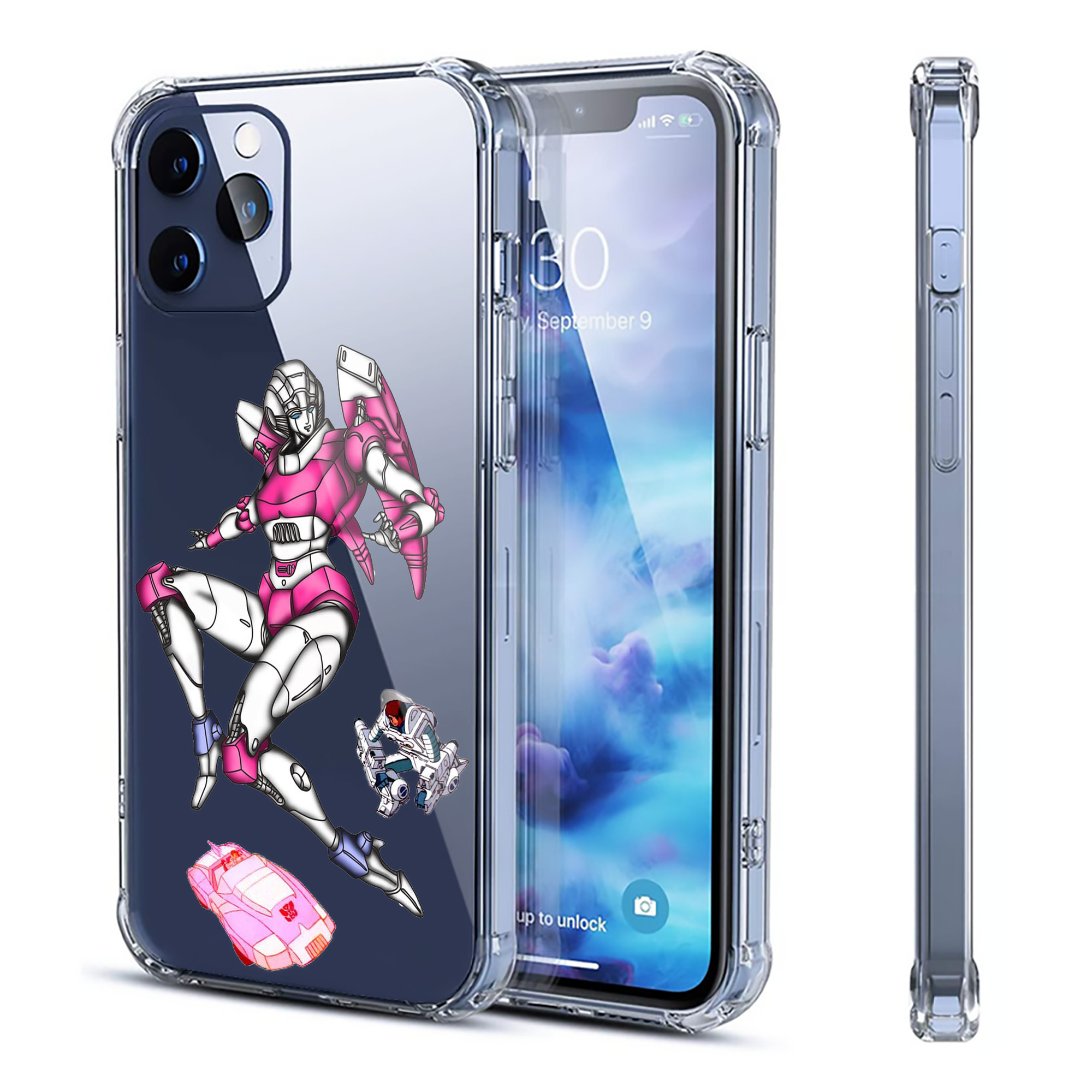 （画像用）  【iPhone 12シリーズ対応】透明スマホケース（クリアソフトケース）